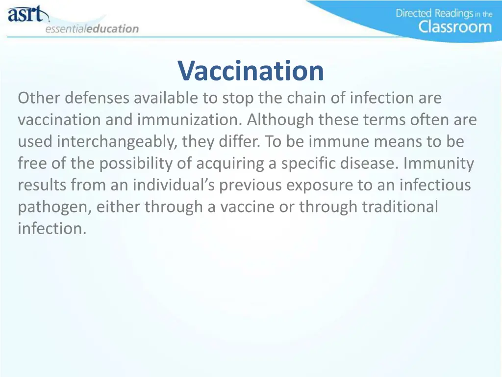 vaccination