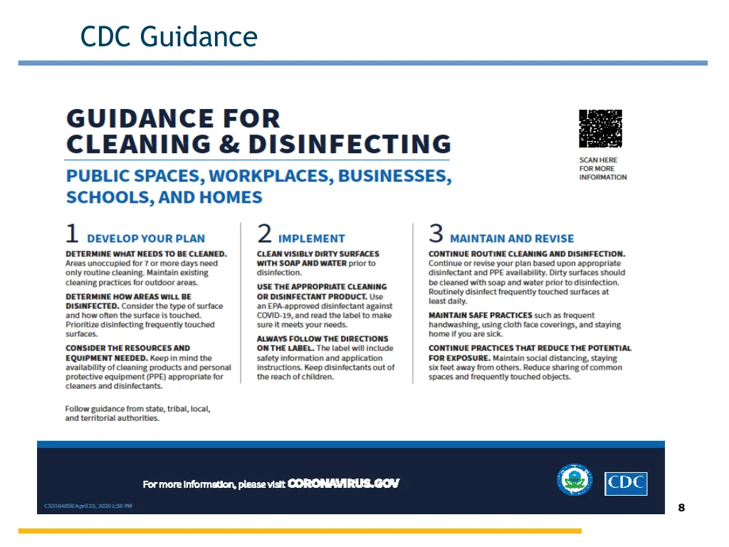 cdc guidance