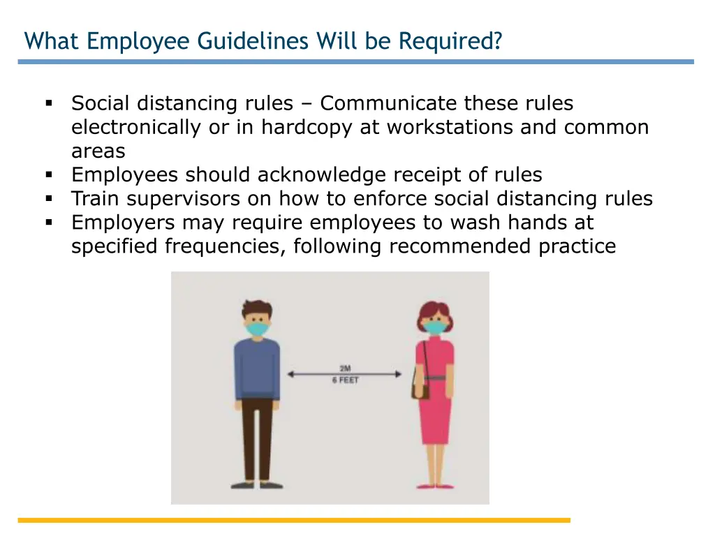 what employee guidelines will be required