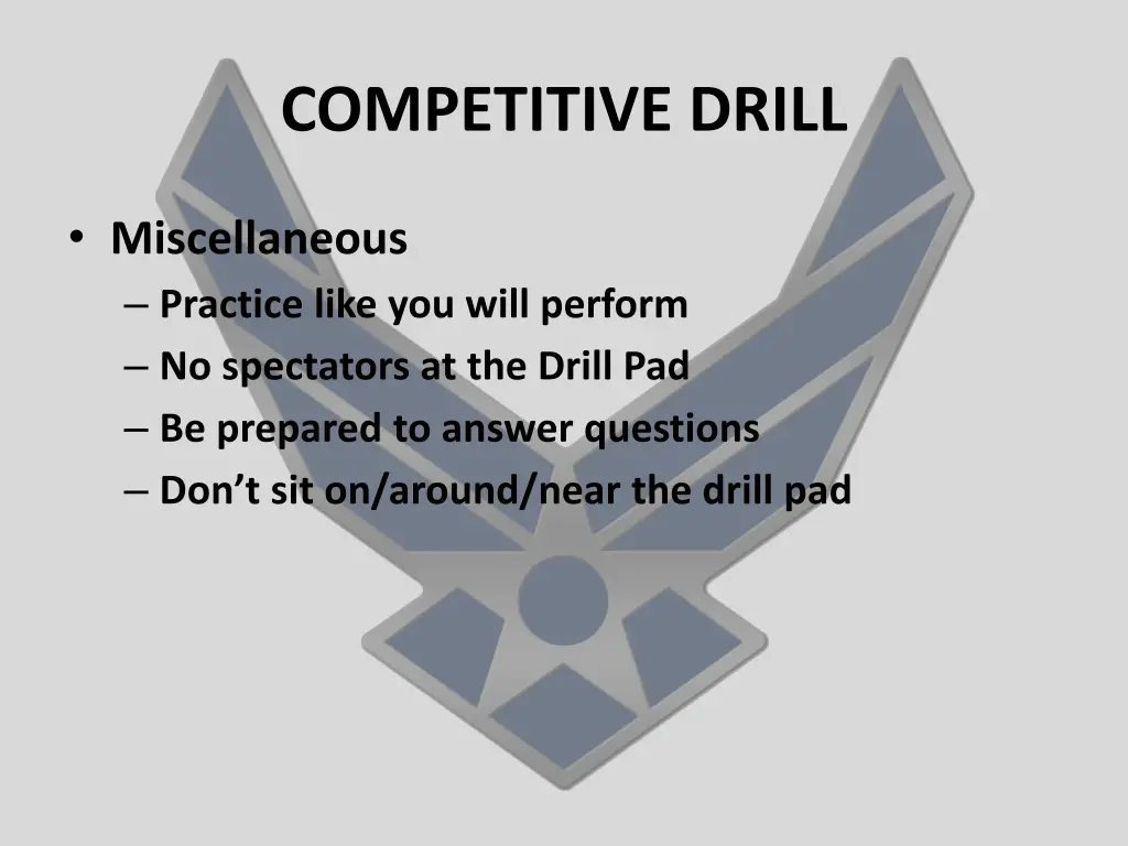 competitive drill 6