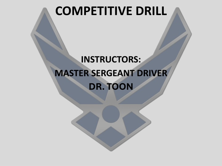 competitive drill