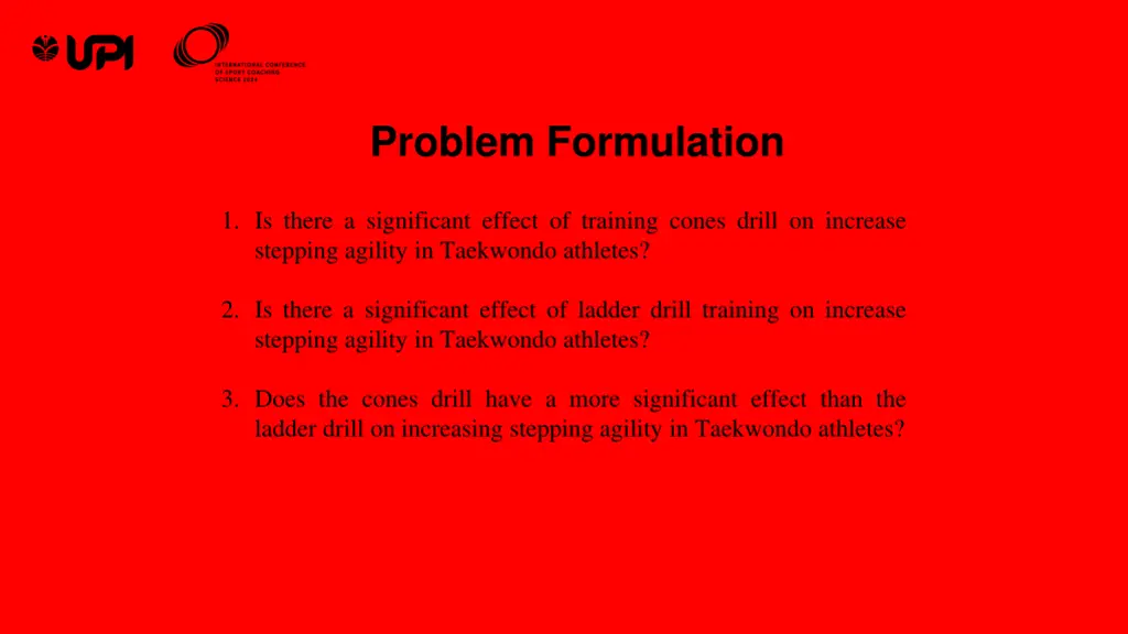 problem formulation