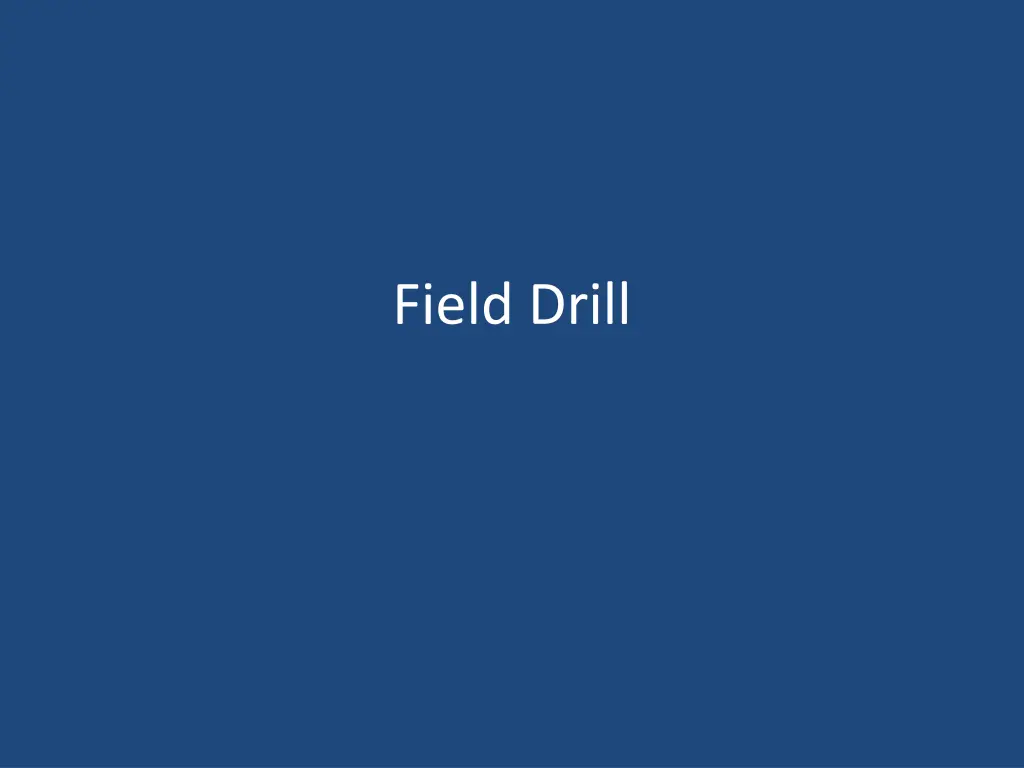 field drill