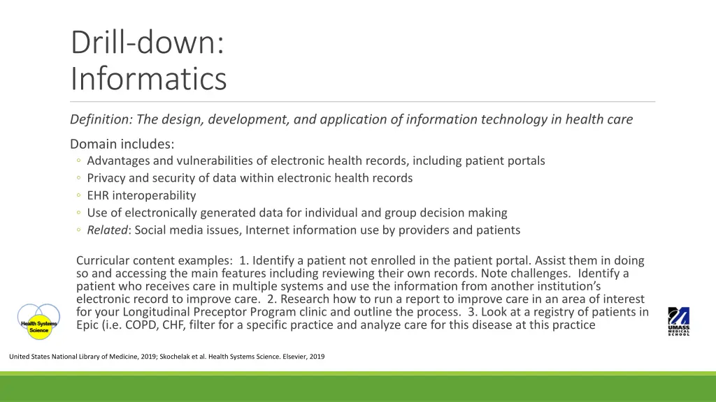 drill down informatics