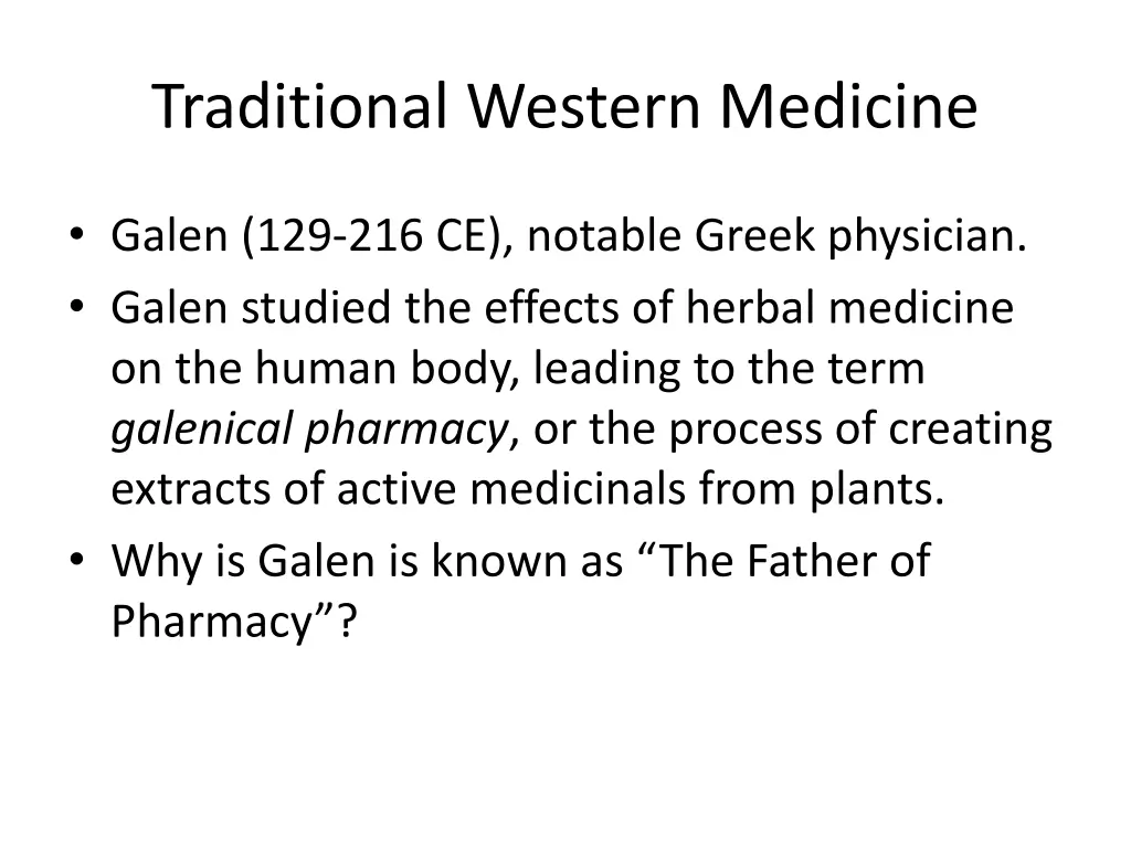 traditional western medicine 2