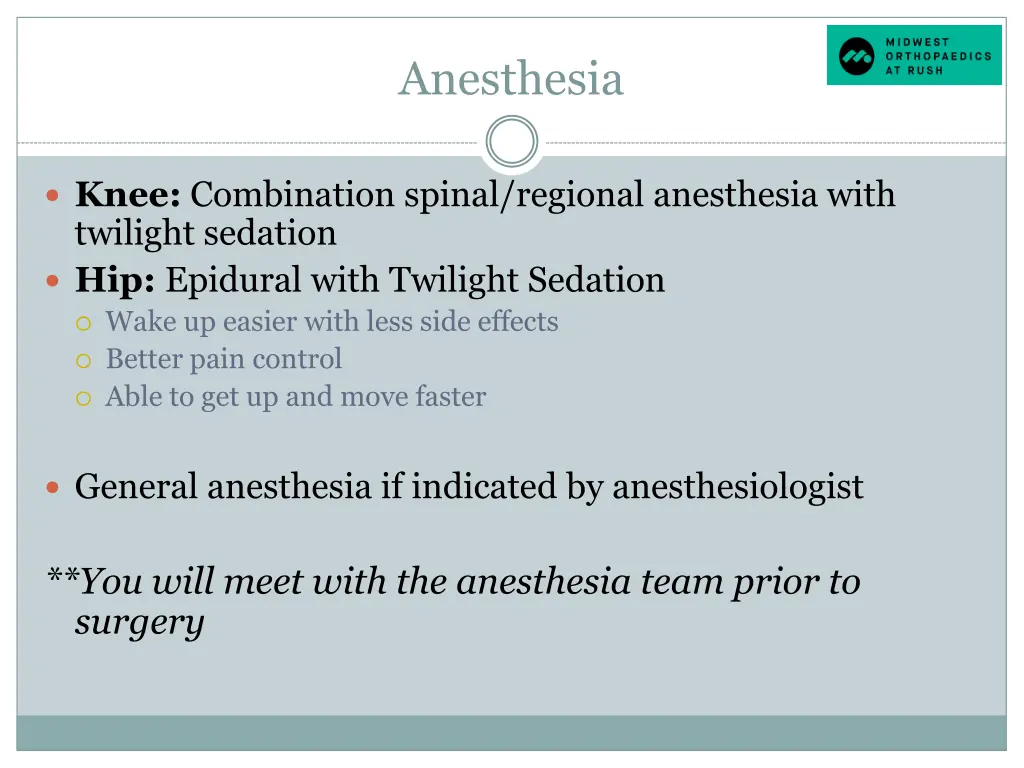 anesthesia