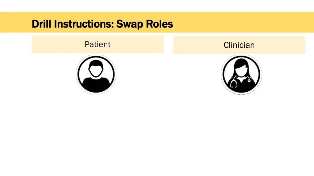 drill instructions swap roles drill instructions