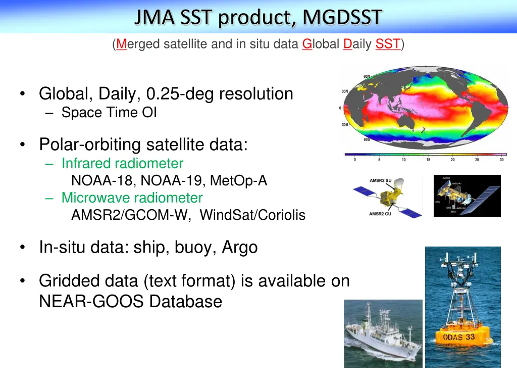 jma sst product mgdsst merged satellite