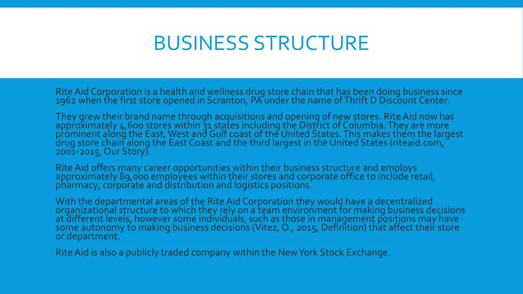 business structure