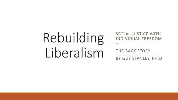 rebuilding liberalism