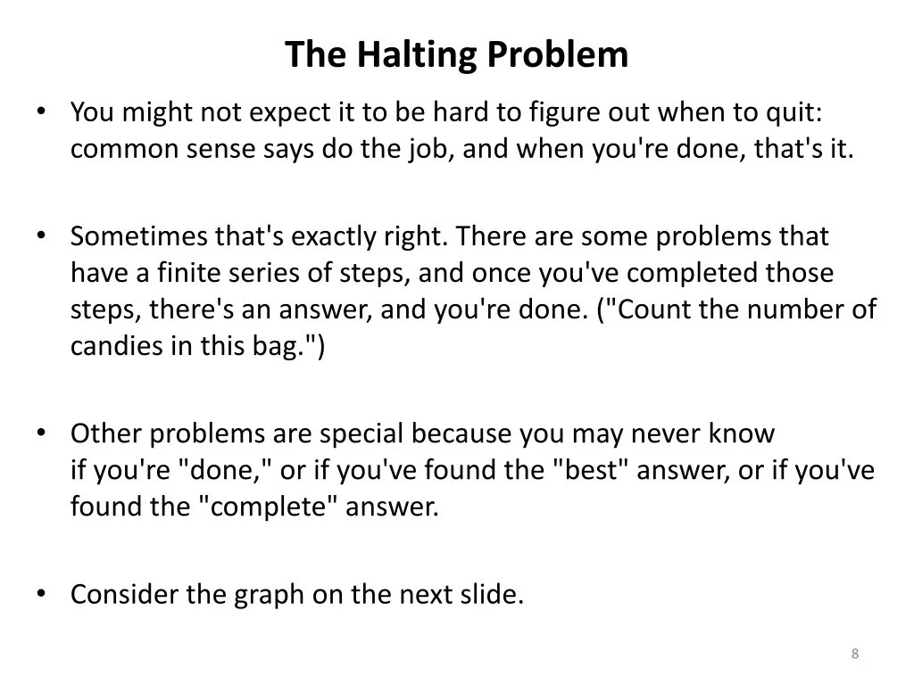 the halting problem