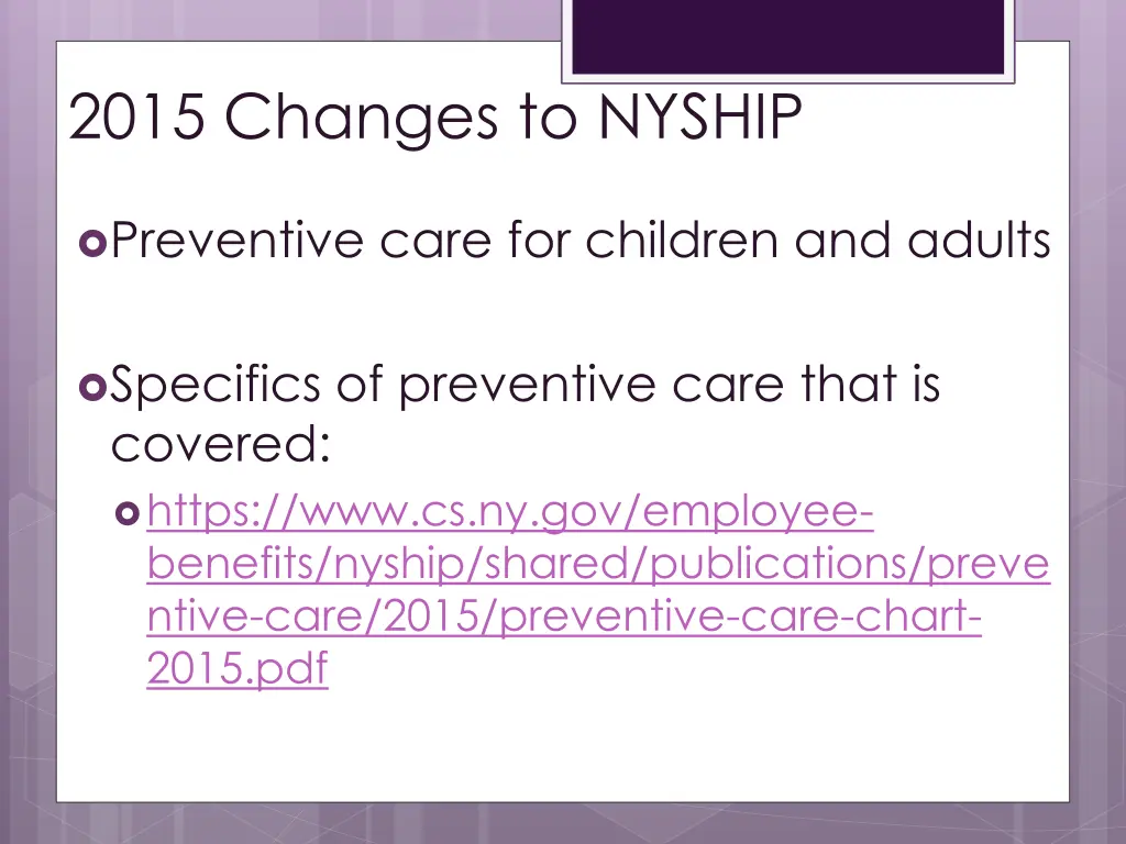 2015 changes to nyship 2