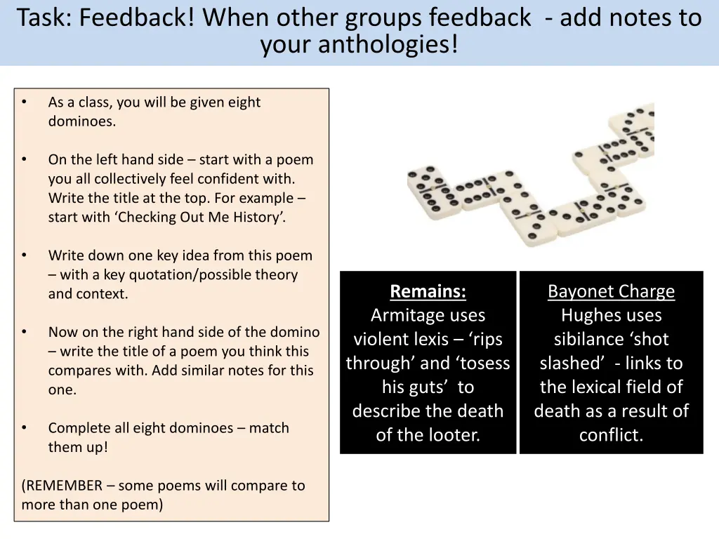 task feedback when other groups feedback