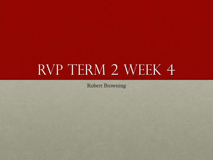 rvp term 2 week 4