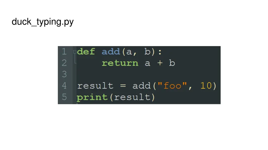 duck typing py