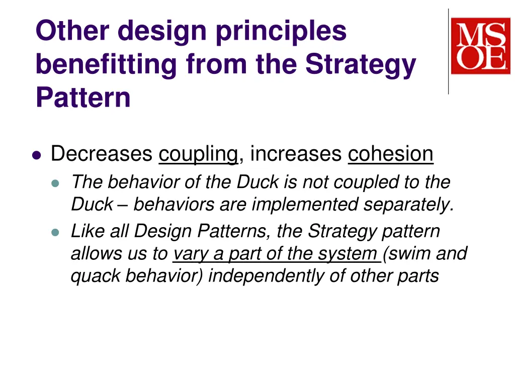 other design principles benefitting from