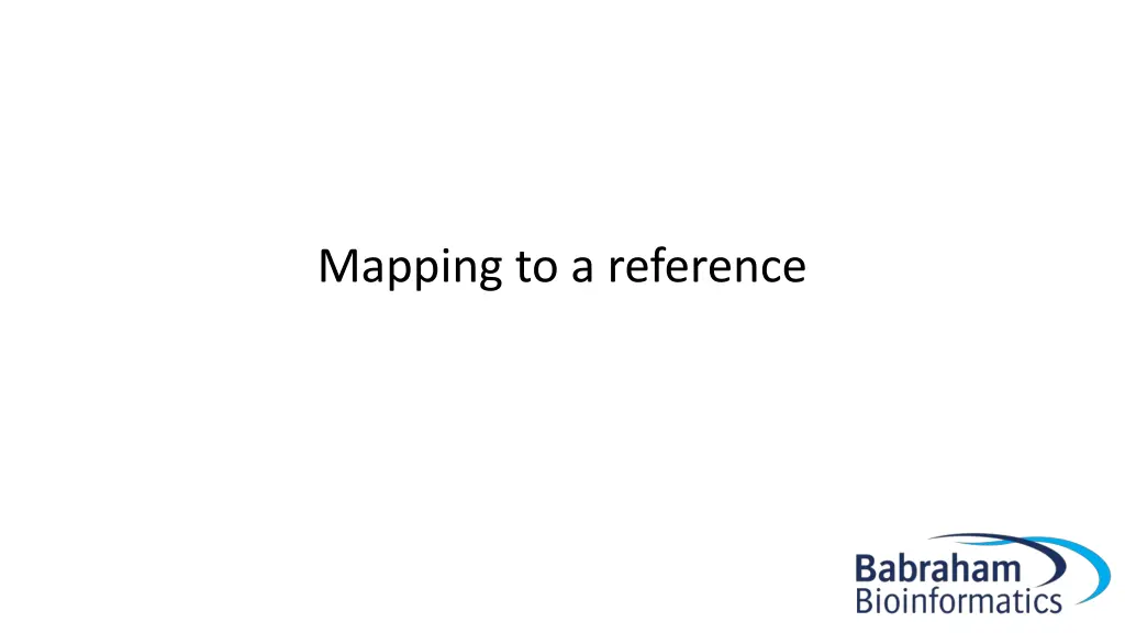 mapping to a reference