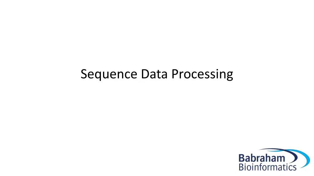 sequence data processing