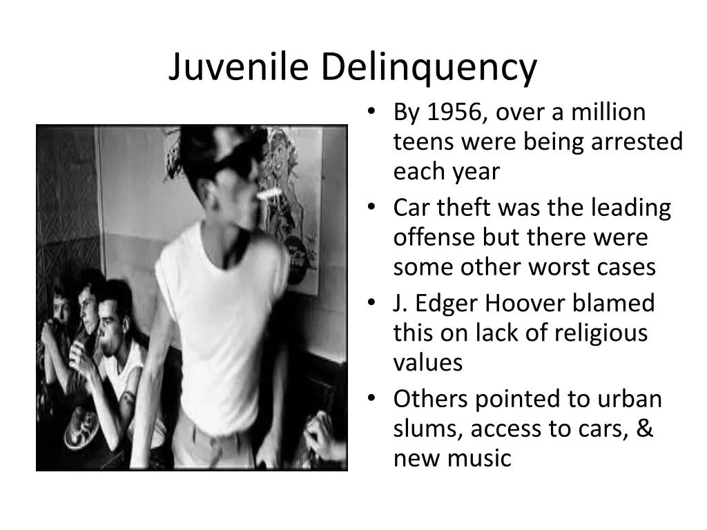 juvenile delinquency