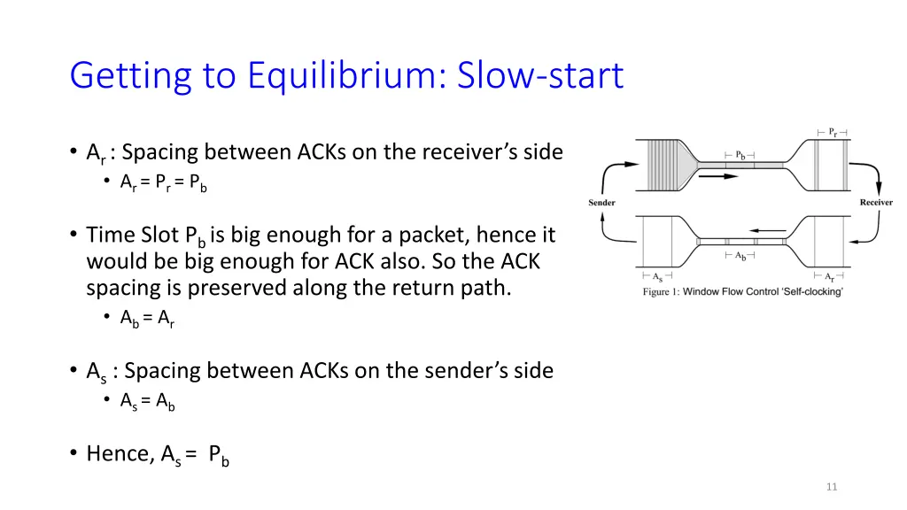 getting to equilibrium slow start 3