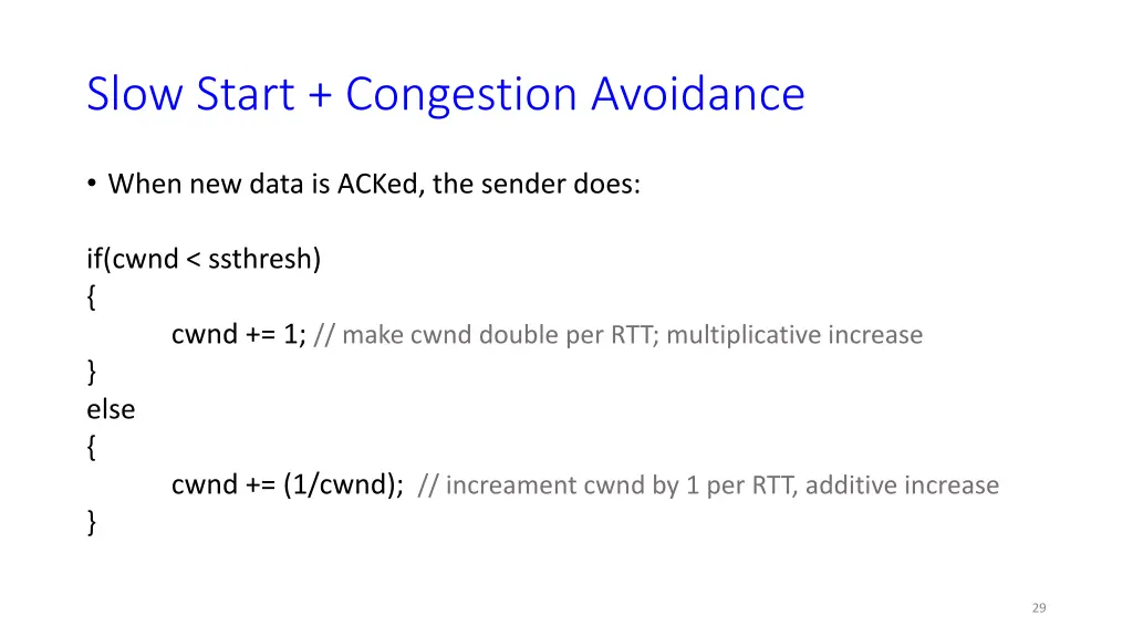 slow start congestion avoidance 1