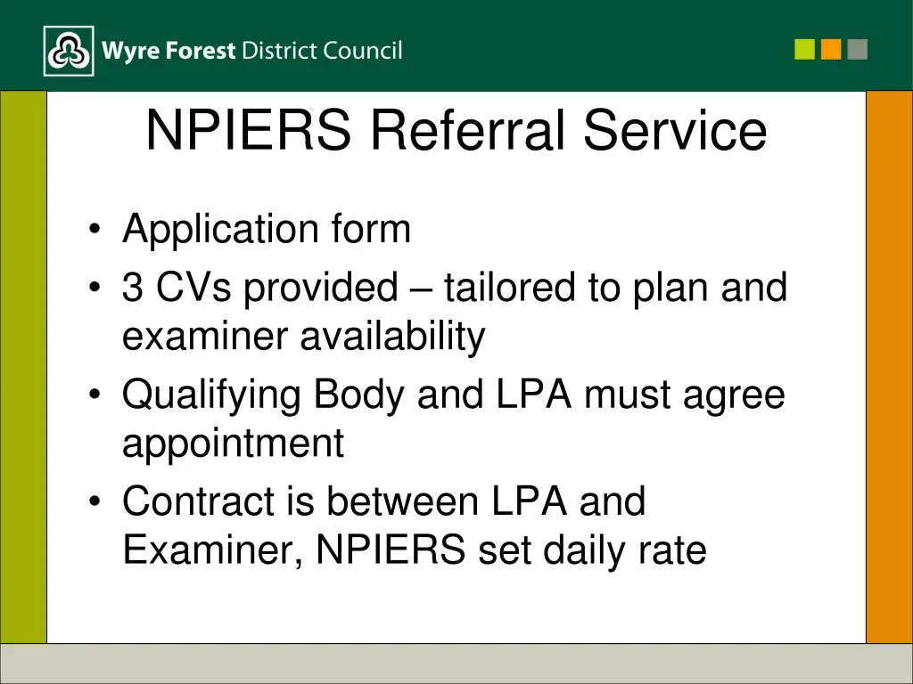 npiers referral service