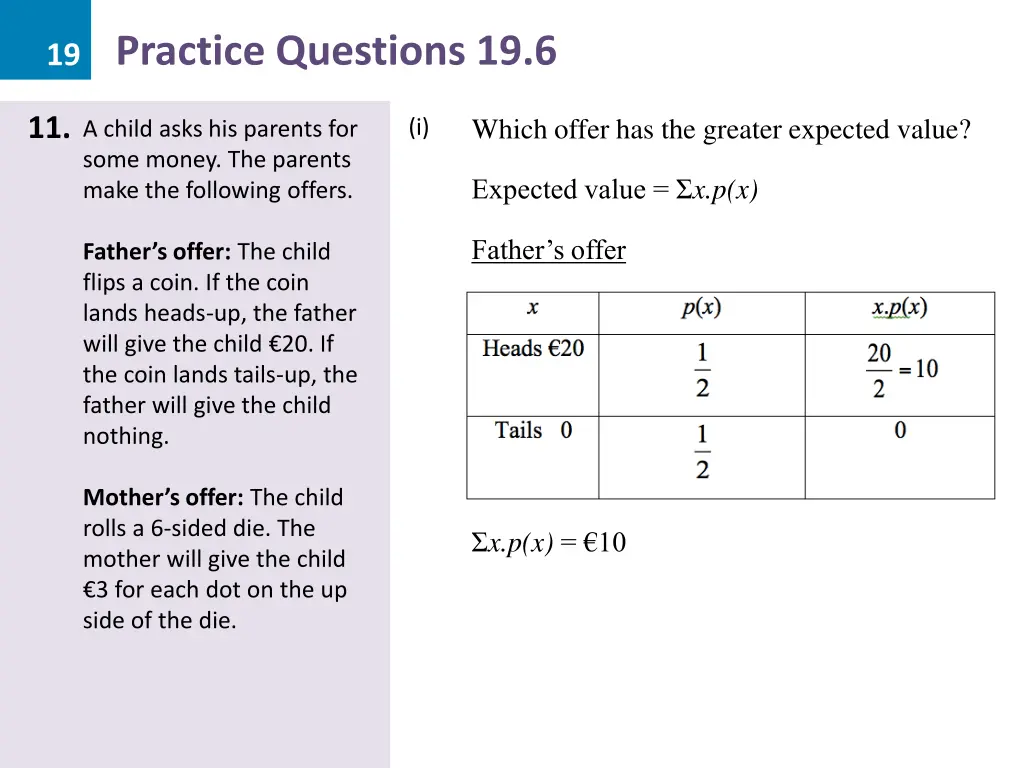 19 practice questions 19 6 20