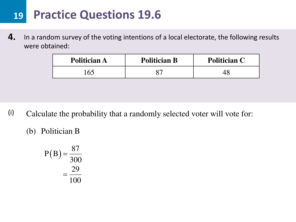 19 practice questions 19 6 4