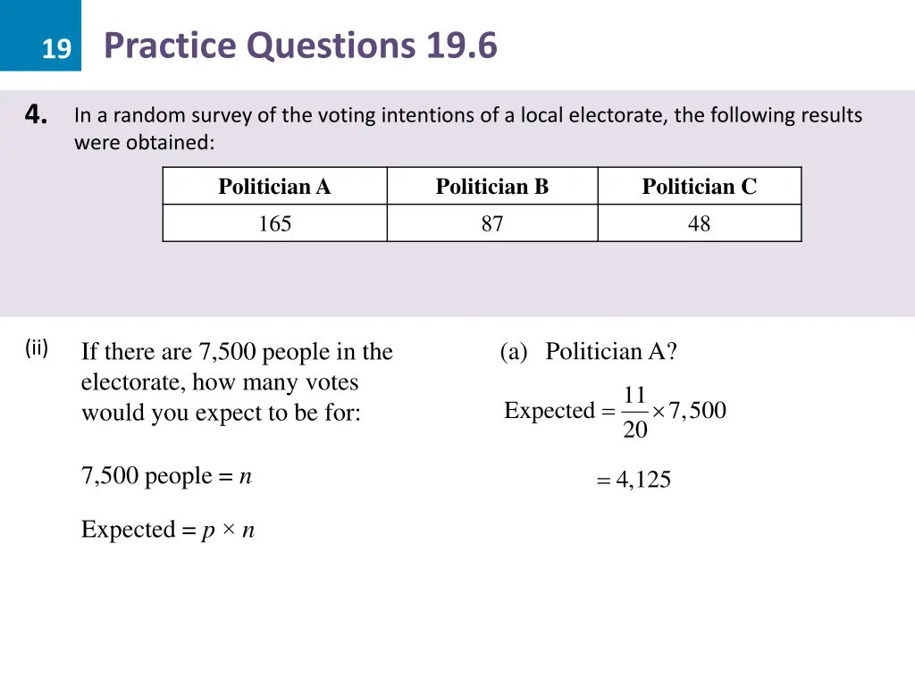 19 practice questions 19 6 6