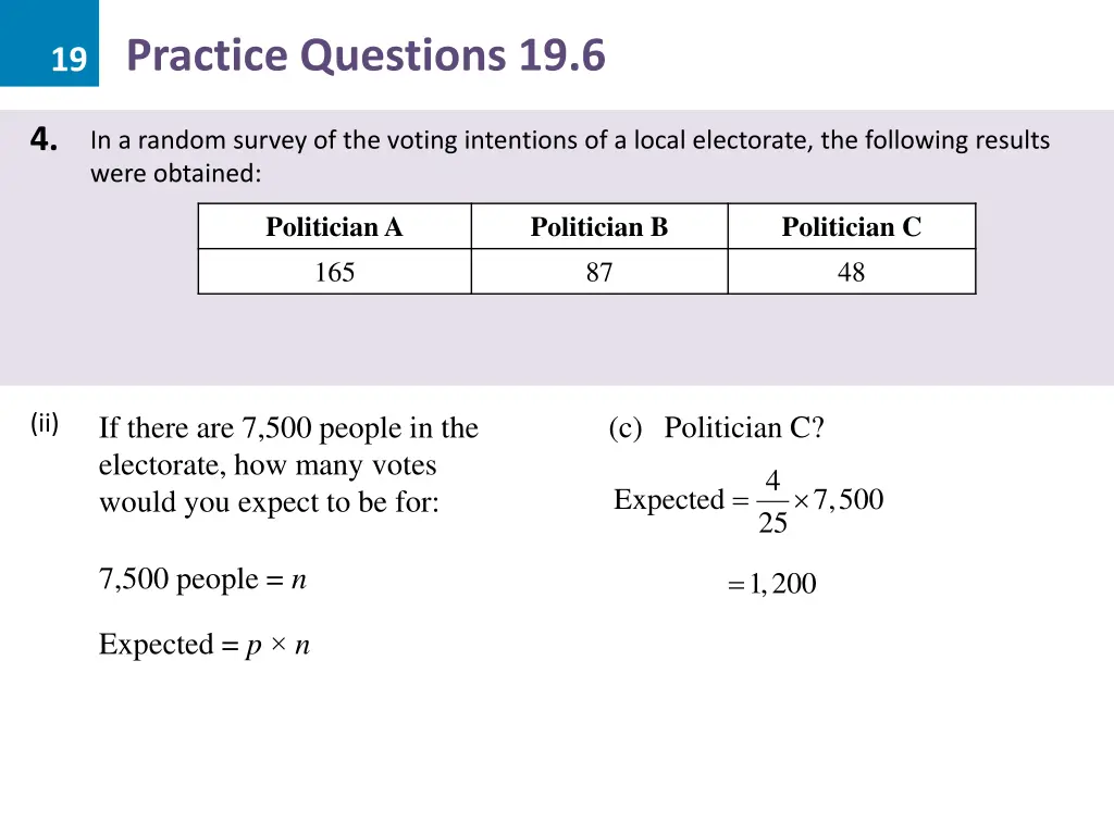 19 practice questions 19 6 8