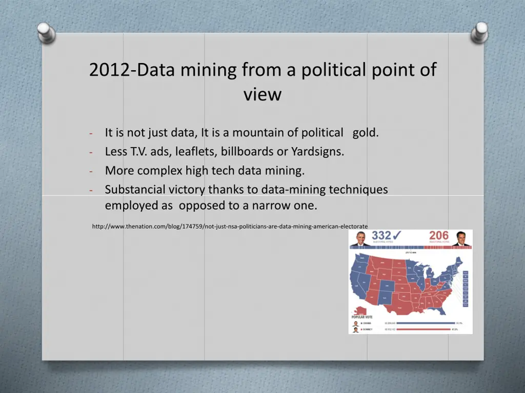 2012 data mining from a political point of view