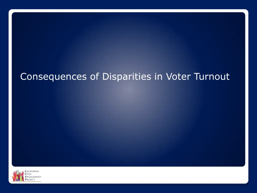 consequences of disparities in voter turnout