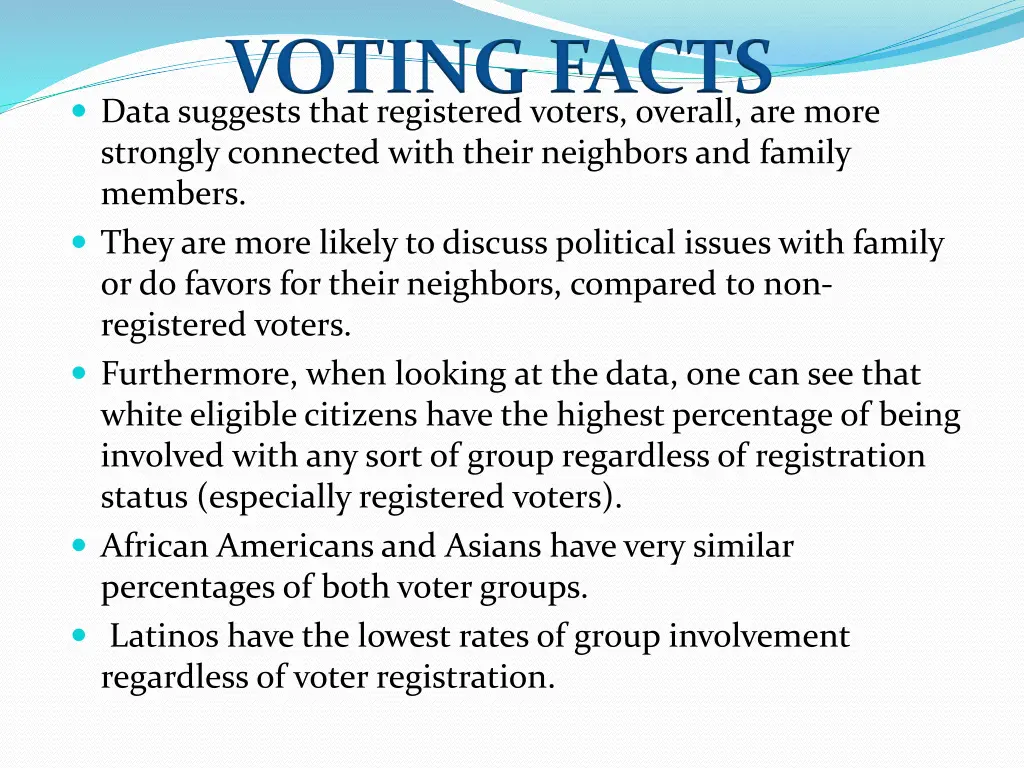 voting facts