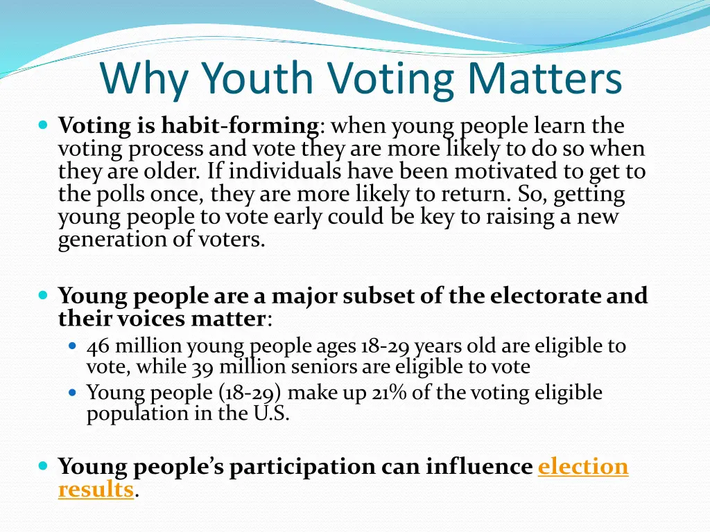 why youth voting matters voting is habit forming