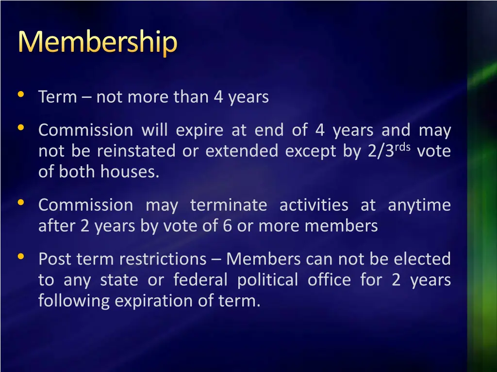 membership 1