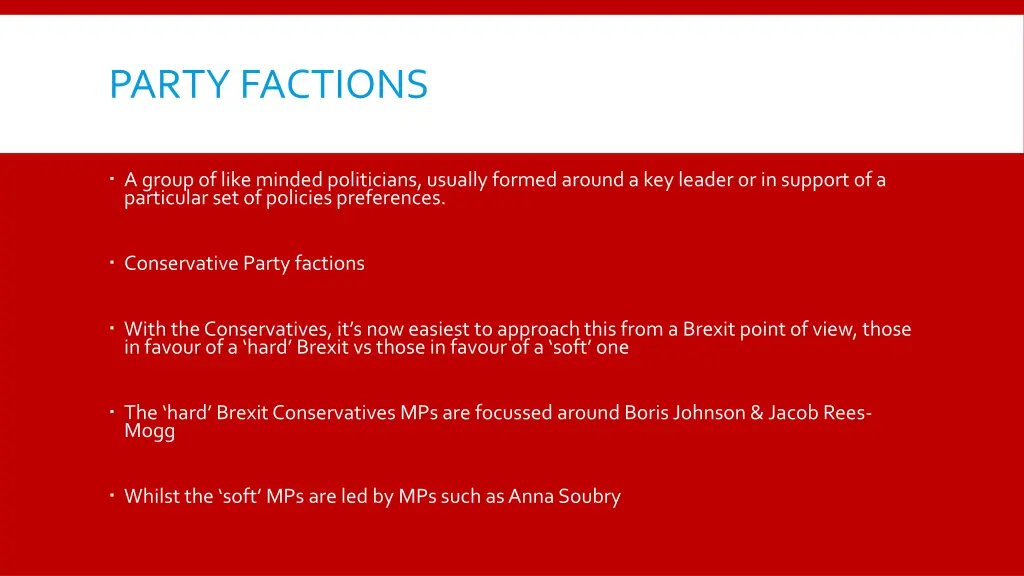 party factions 1