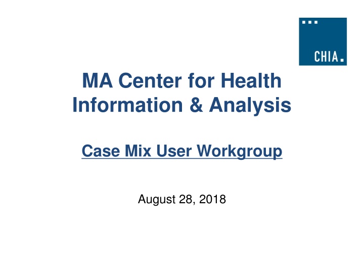 ma center for health information analysis