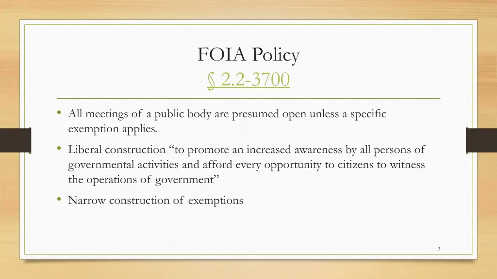 foia policy 2 2 3700