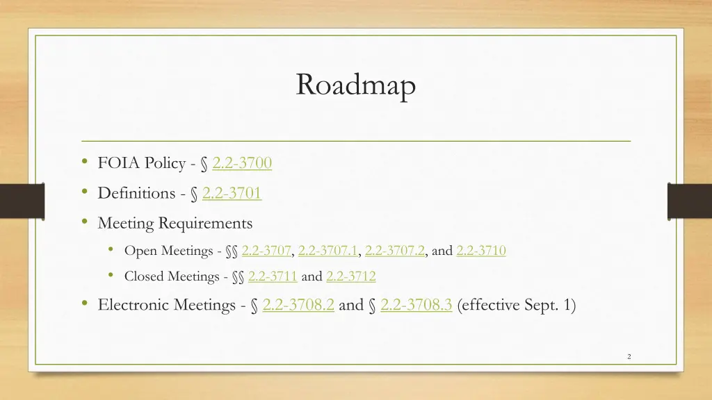 roadmap