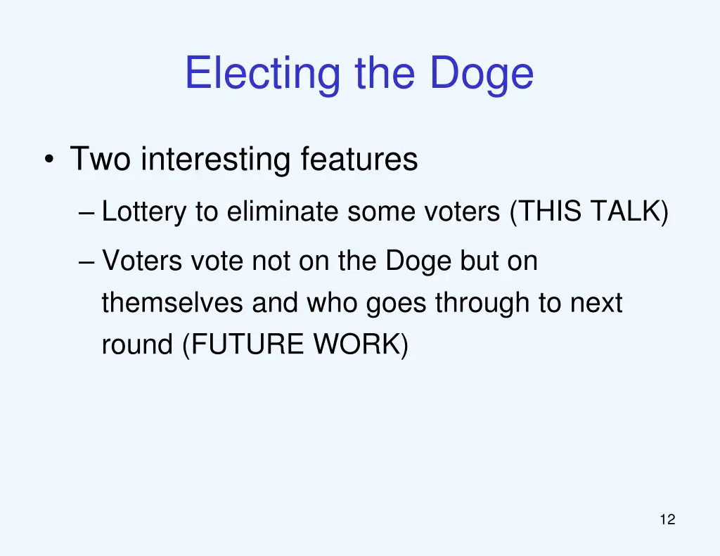 electing the doge 10