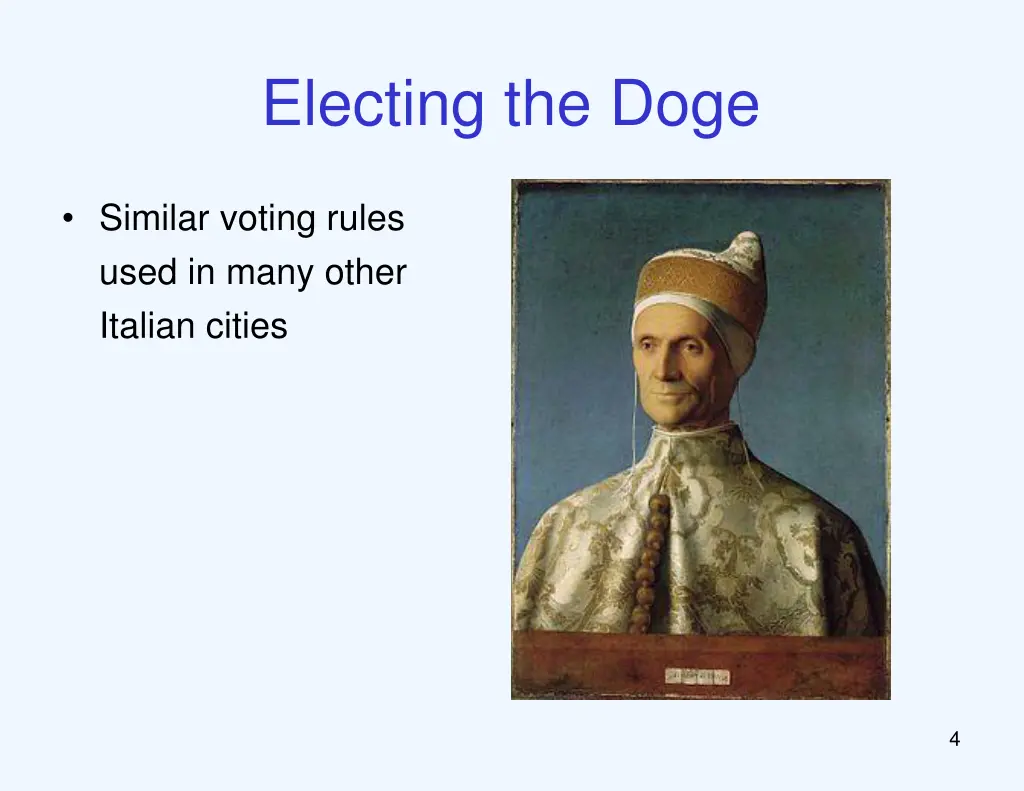 electing the doge 2