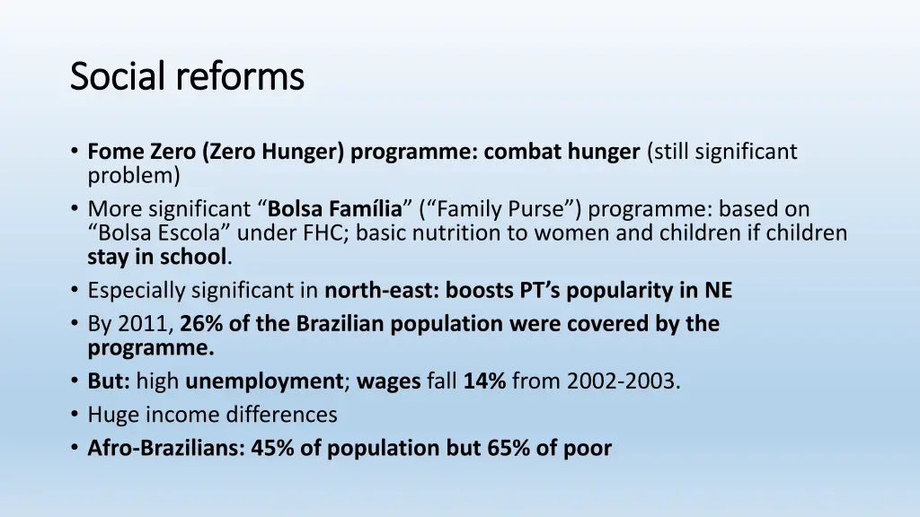 social reforms social reforms