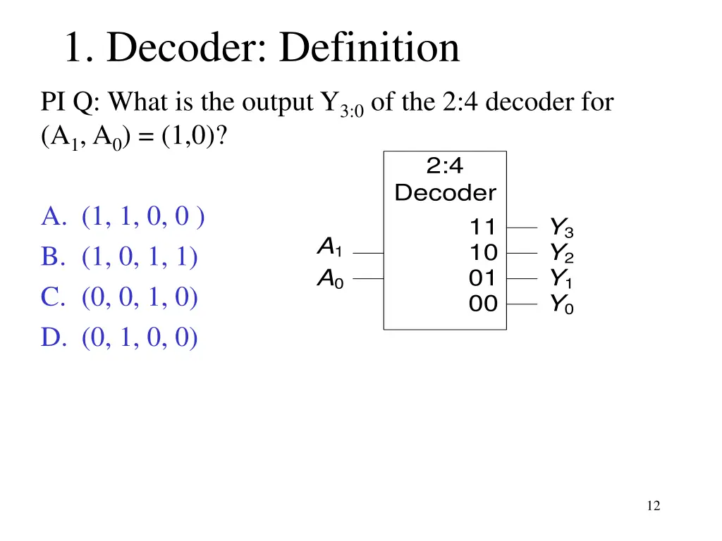 1 decoder definition 2