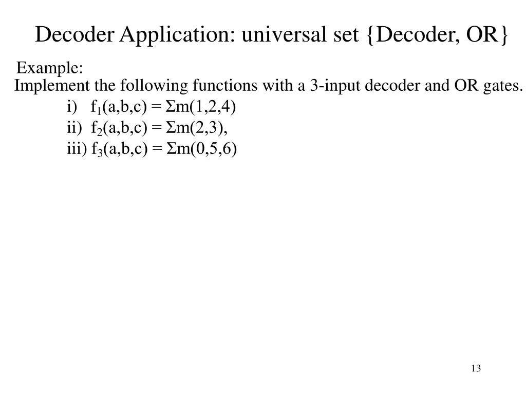 decoder application universal set decoder or