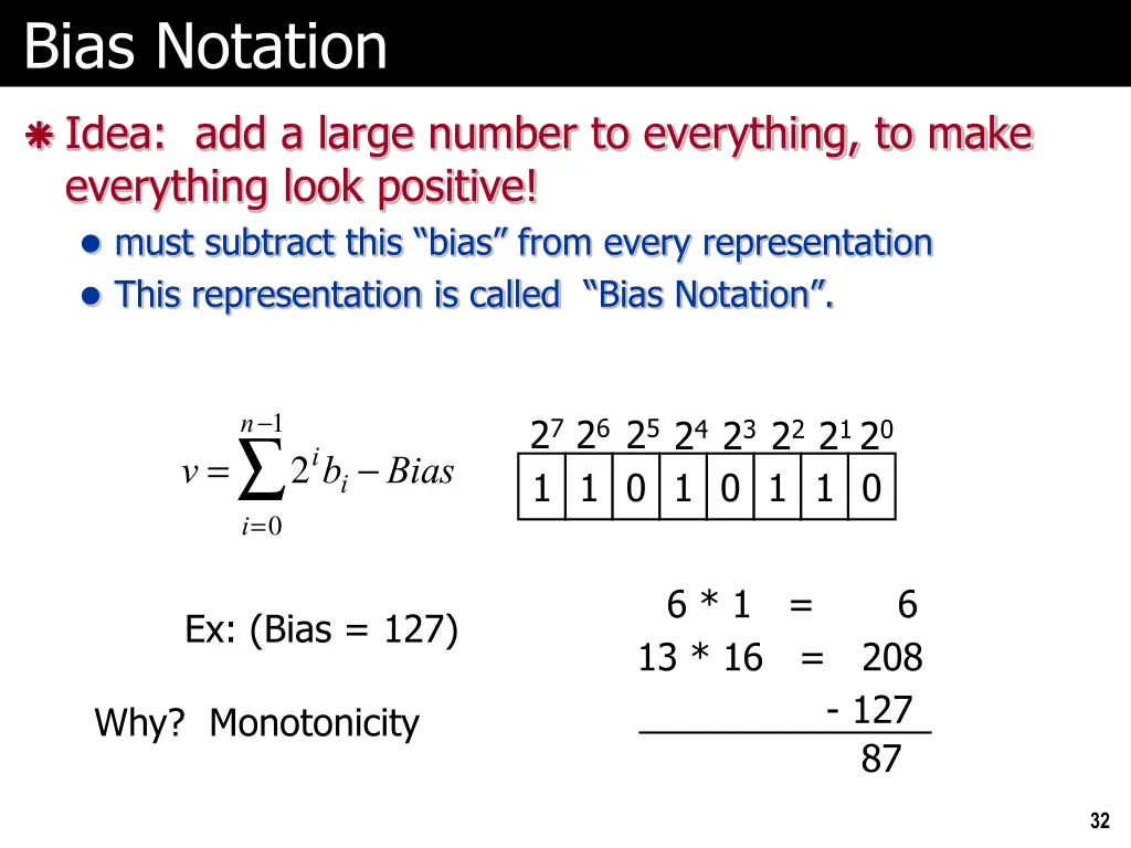 bias notation