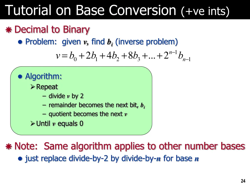 tutorial on base conversion ve ints 1