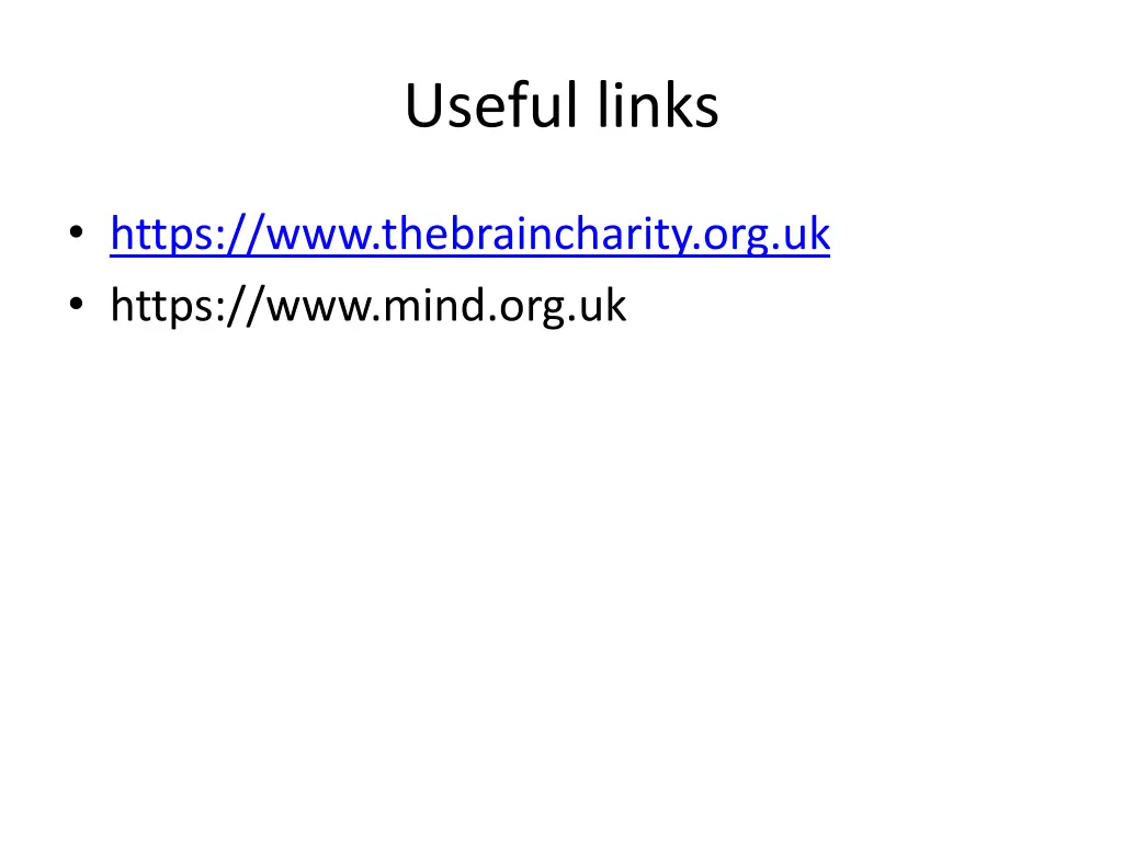 useful links