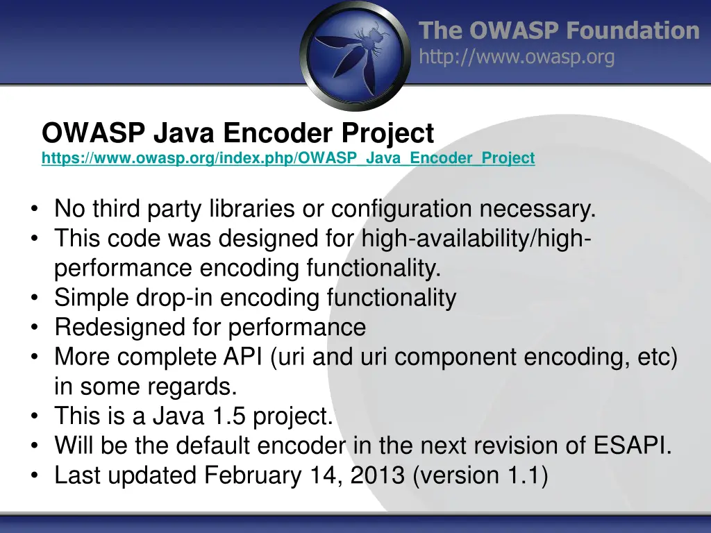 the owasp foundation http www owasp org 4