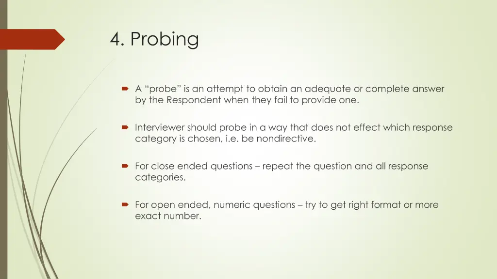 4 probing