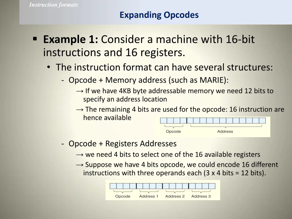 instruction formats 2